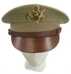 US Army Officers Service Cap - Khaki